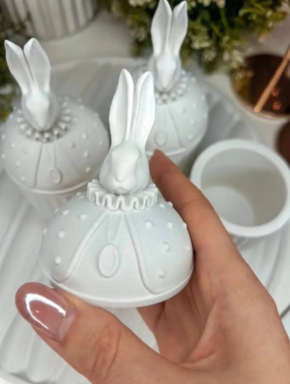 Подсвечник шкатулка Мартовский заяц для раскрашивания - Творчество/рукоделие (Хобби и отдых) в Екатеринбург