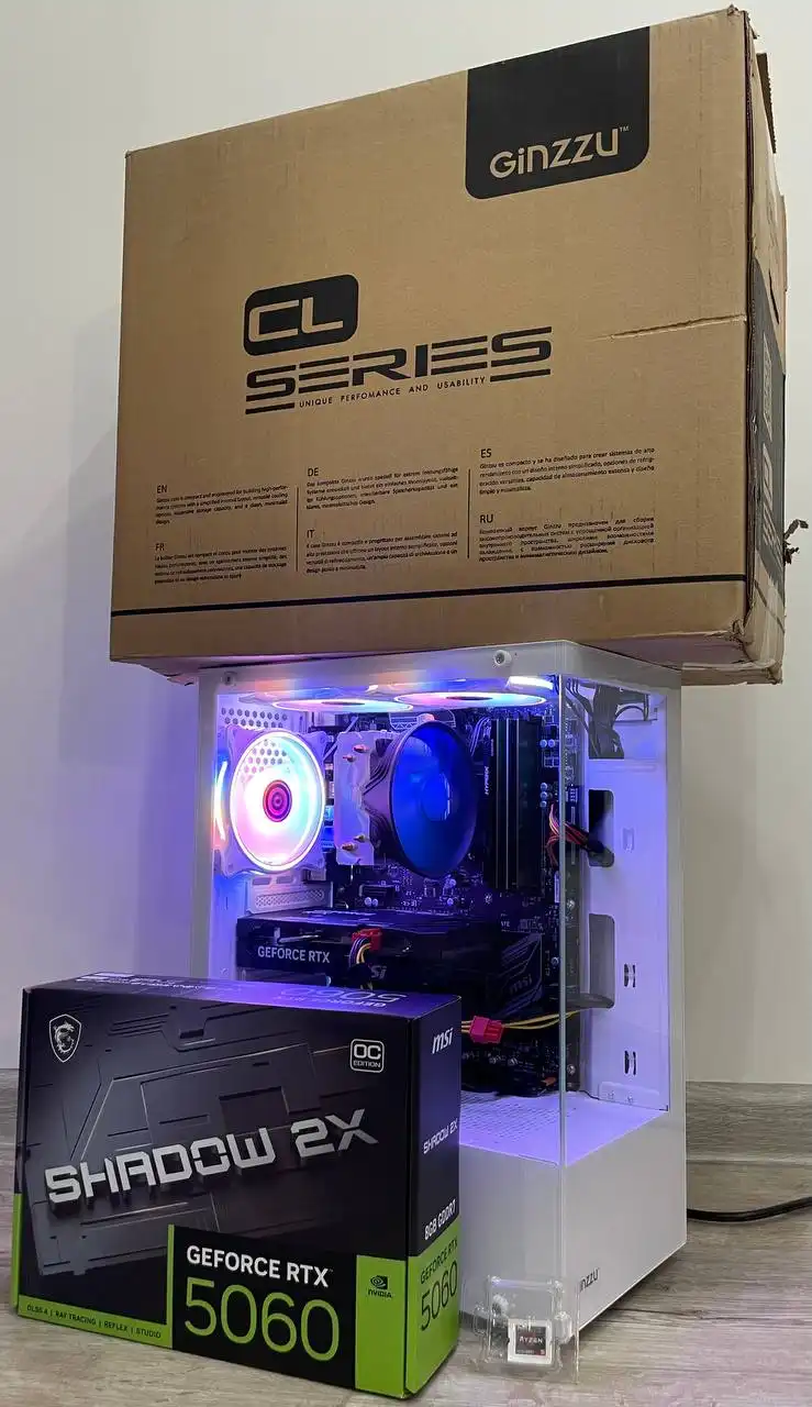 Игровой компьютер AMD Ryzen 5 5600G с RTX 5060 - Компьютеры (Электроника) в Екатеринбург