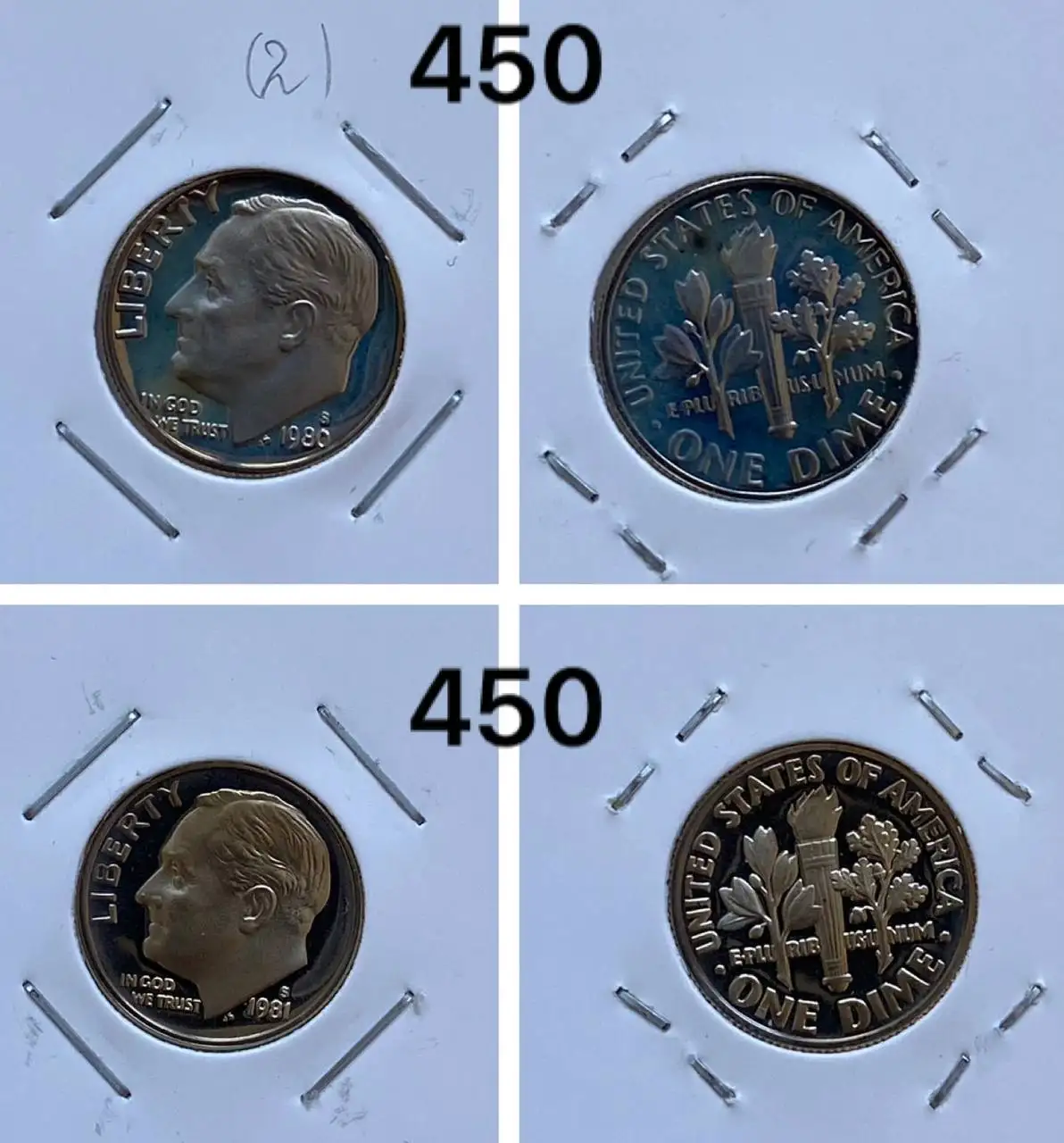 Монеты США 10 центов пруф - Нумизматика (Хобби и отдых) в Екатеринбург