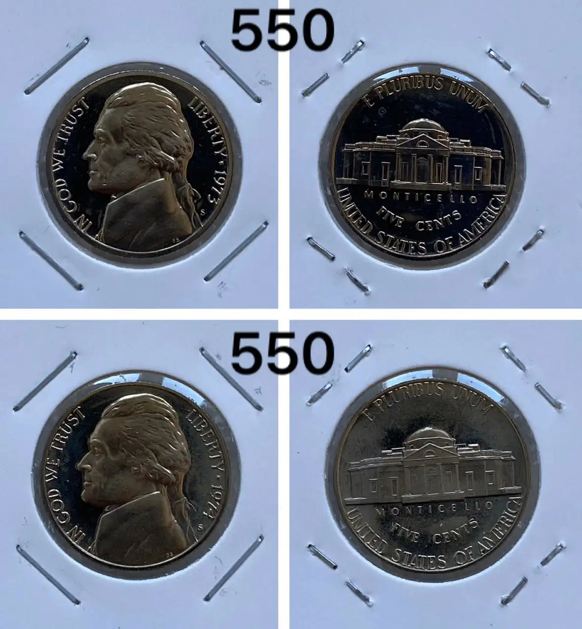 Монеты США 5 центов пруф двор S - Нумизматика (Хобби и отдых) в Екатеринбург