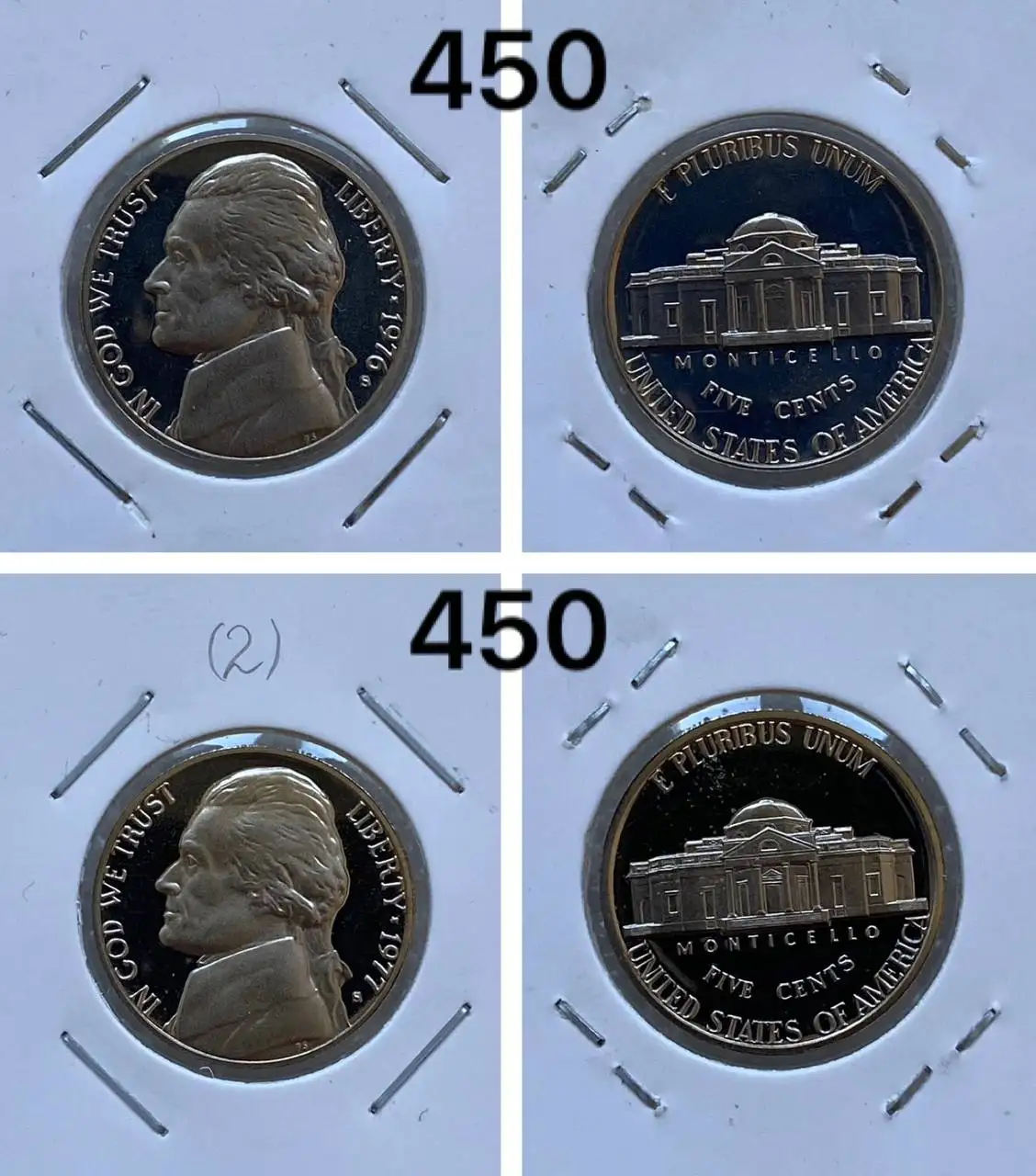 Монеты США 5 центов пруф двор S - Нумизматика (Хобби и отдых) в Екатеринбург