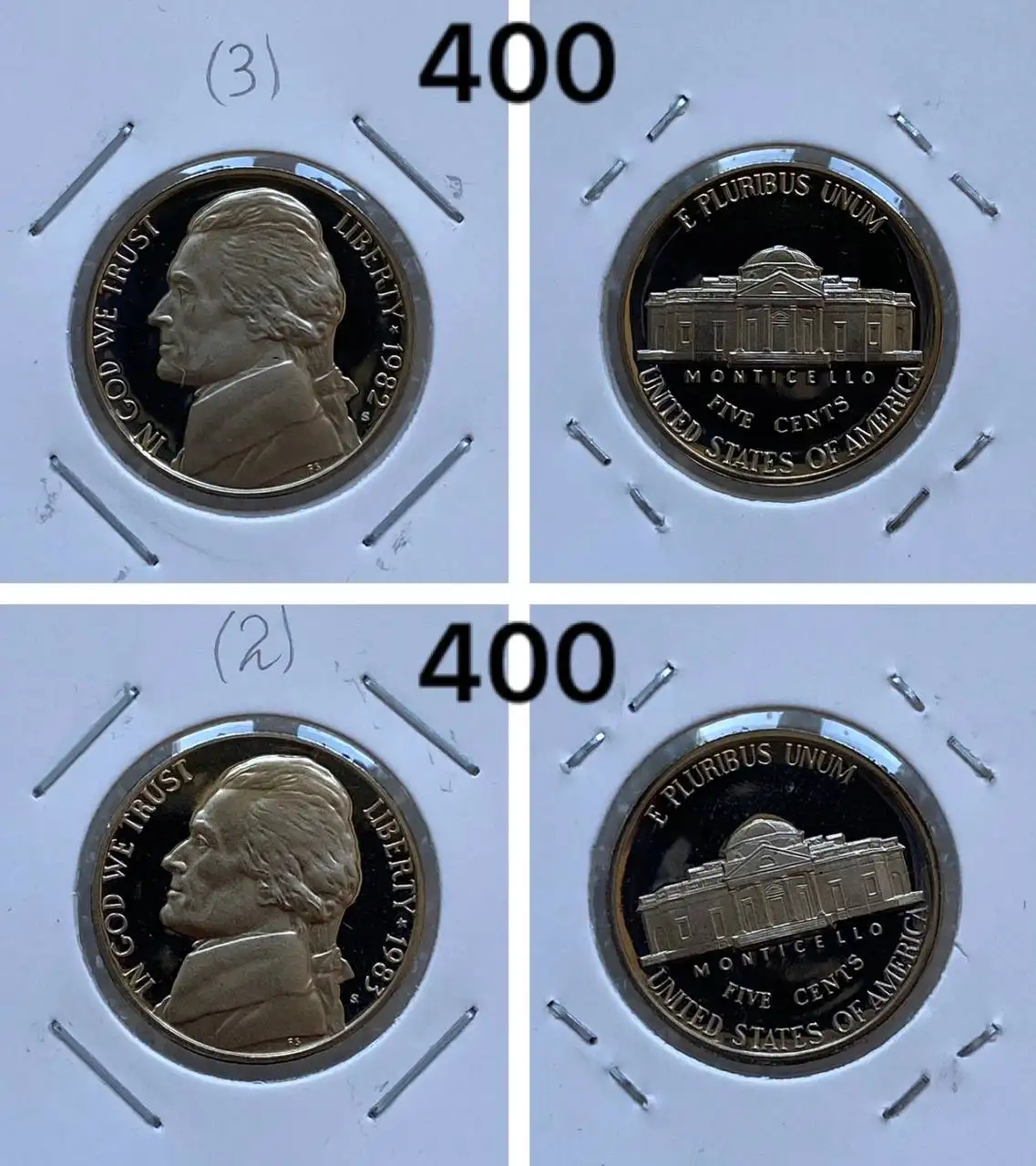 Монеты США 5 центов пруф двор S - Нумизматика (Хобби и отдых) в Екатеринбург