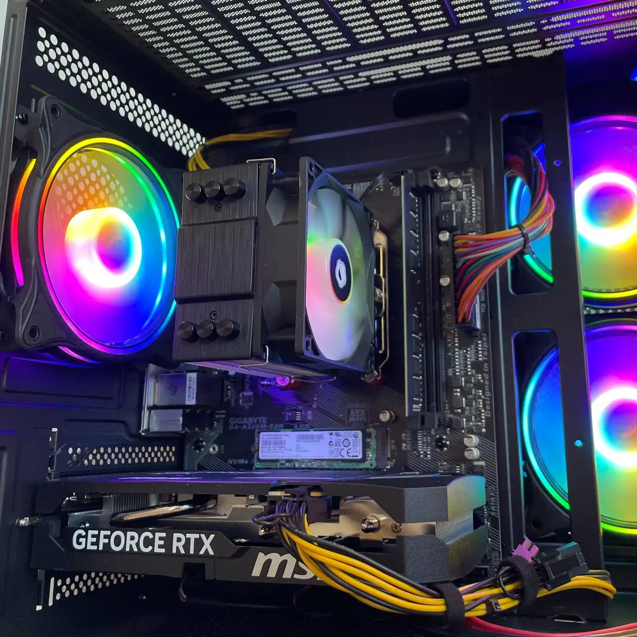 Мощный игровой компьютер с AMD Ryzen 7 и RTX 5060 - Компьютеры (Электроника) в Екатеринбург