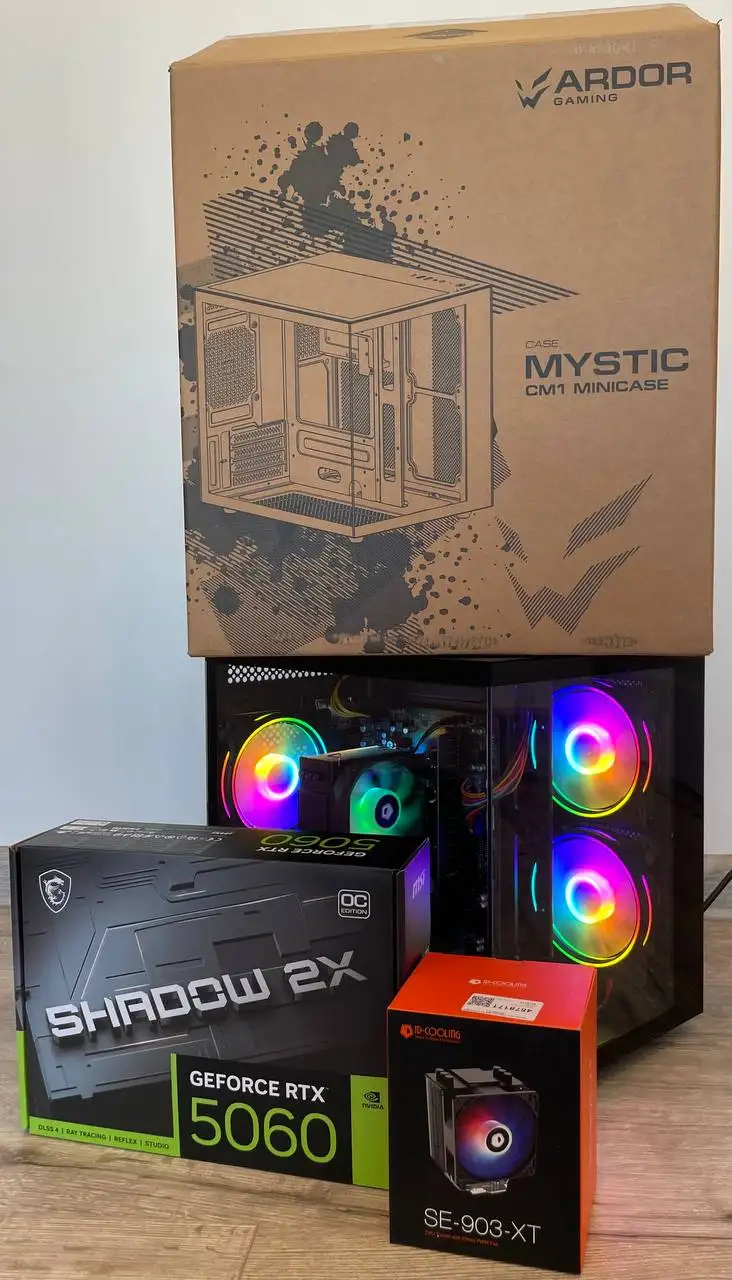 Мощный игровой компьютер с AMD Ryzen 7 и RTX 5060 - Компьютеры (Электроника) в Екатеринбург