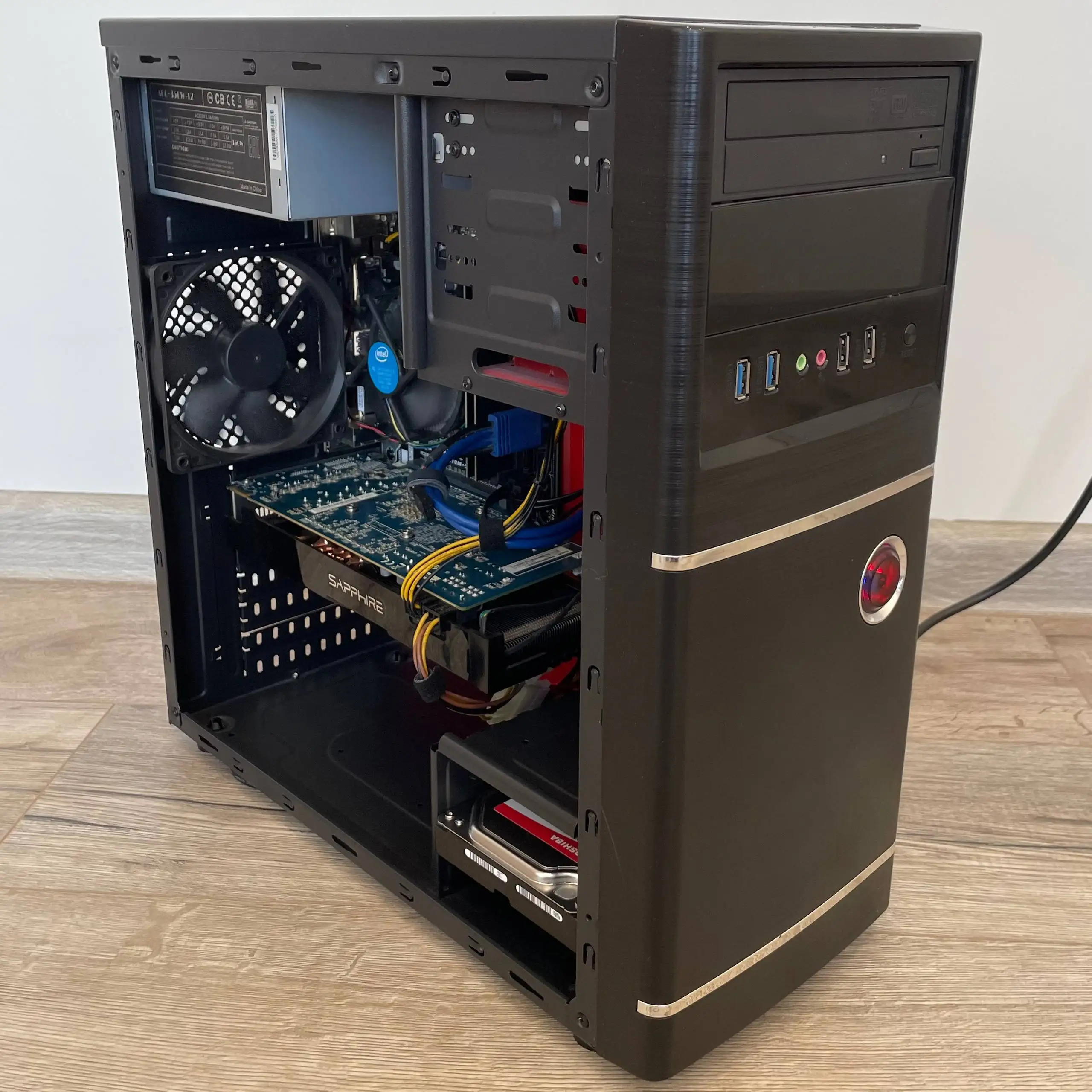 Компьютер 16GB DDR4 Intel Pentium G4400 с видеокартой Sapphire Radeon HD 6950 - Компьютеры (Электроника) в Екатеринбург