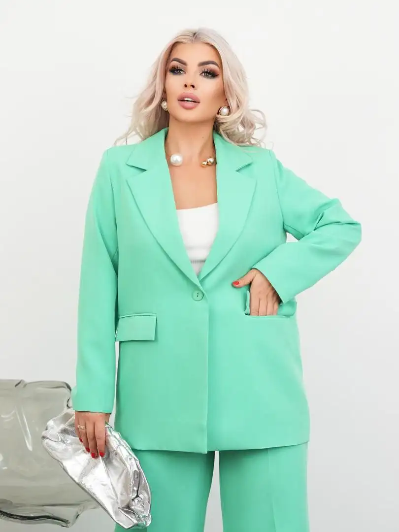 Женский классический брючный костюм 2-ка с брюками Палаццо - Женская одежда (Одежда) в Екатеринбург