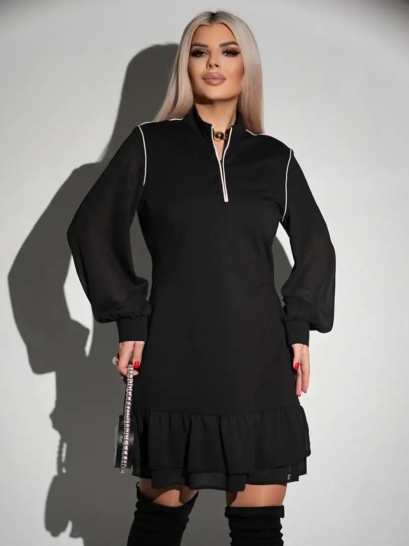 Женские трикотажные платья с воротом апаш, размеры 46 и 48 - Женская одежда (Одежда) в Екатеринбург