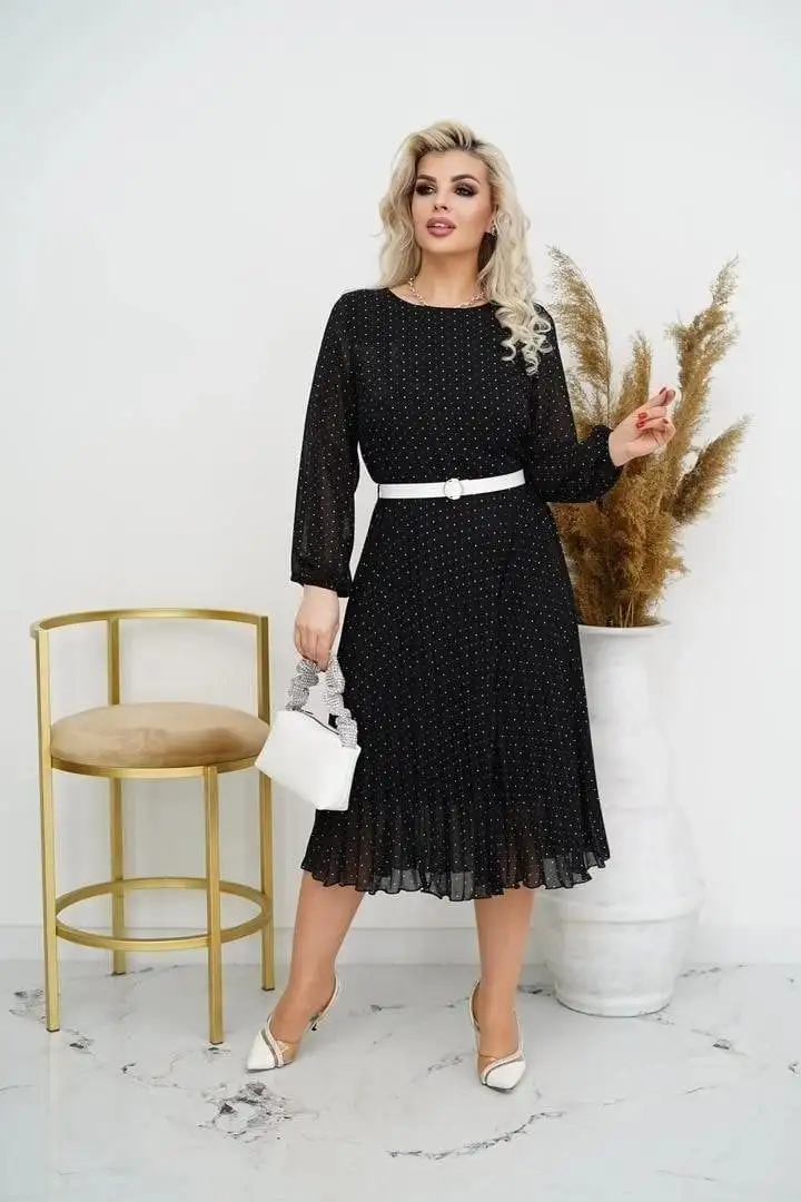 Женские платья миди с юбкой плиссе - Женская одежда (Одежда) в Екатеринбург