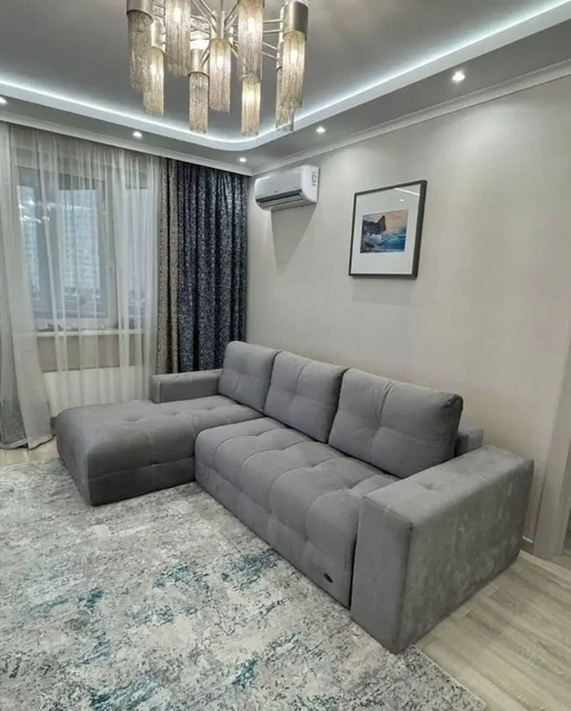 Угловой диван серого цвета - Барахолка в Неизвестно