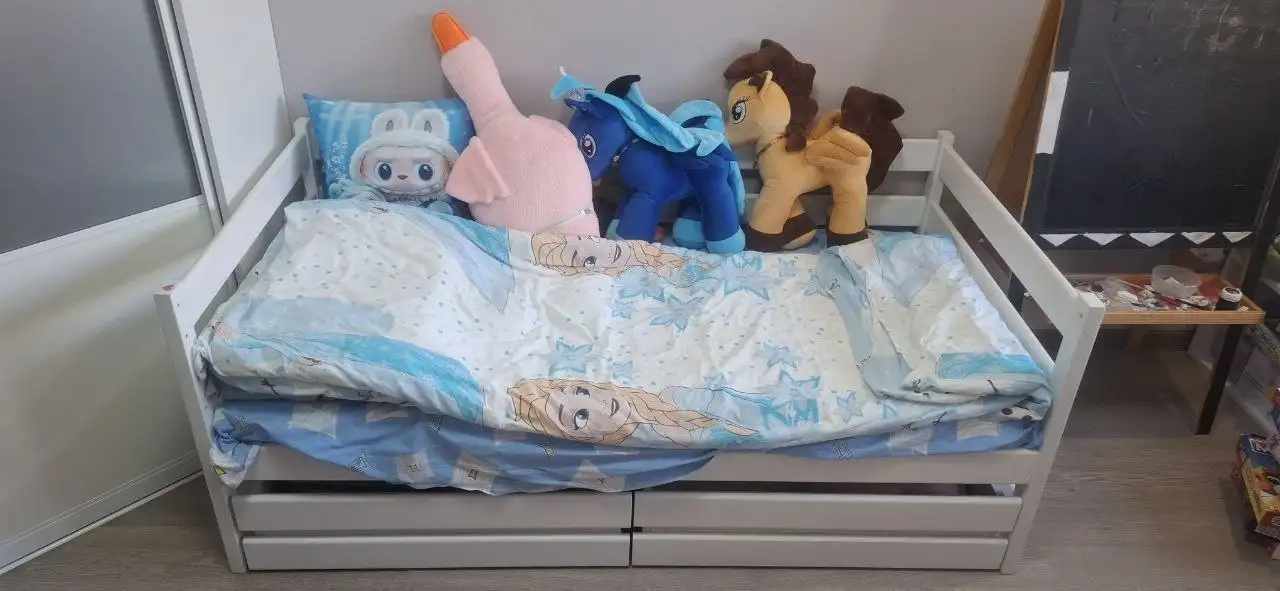 Продам детскую кровать с матрасом Аскона Milky Way 160×80 - Детская мебель (Товары для детей) в Самара