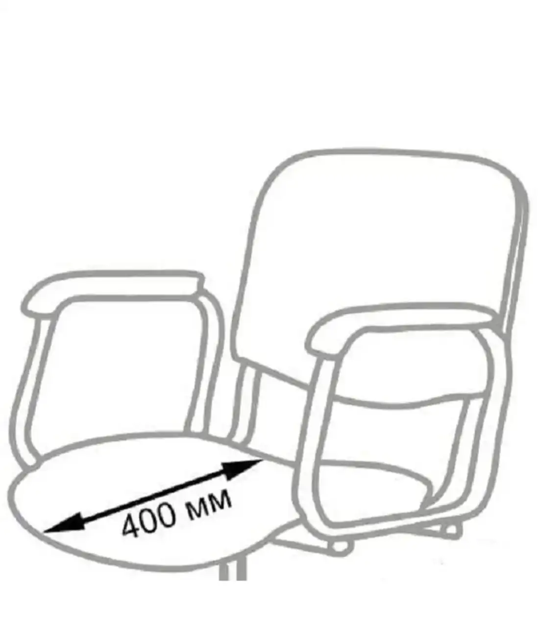 Мягкий элемент парикмахерского кресла КОНТАКТ чёрный - Барахолка в Неизвестно