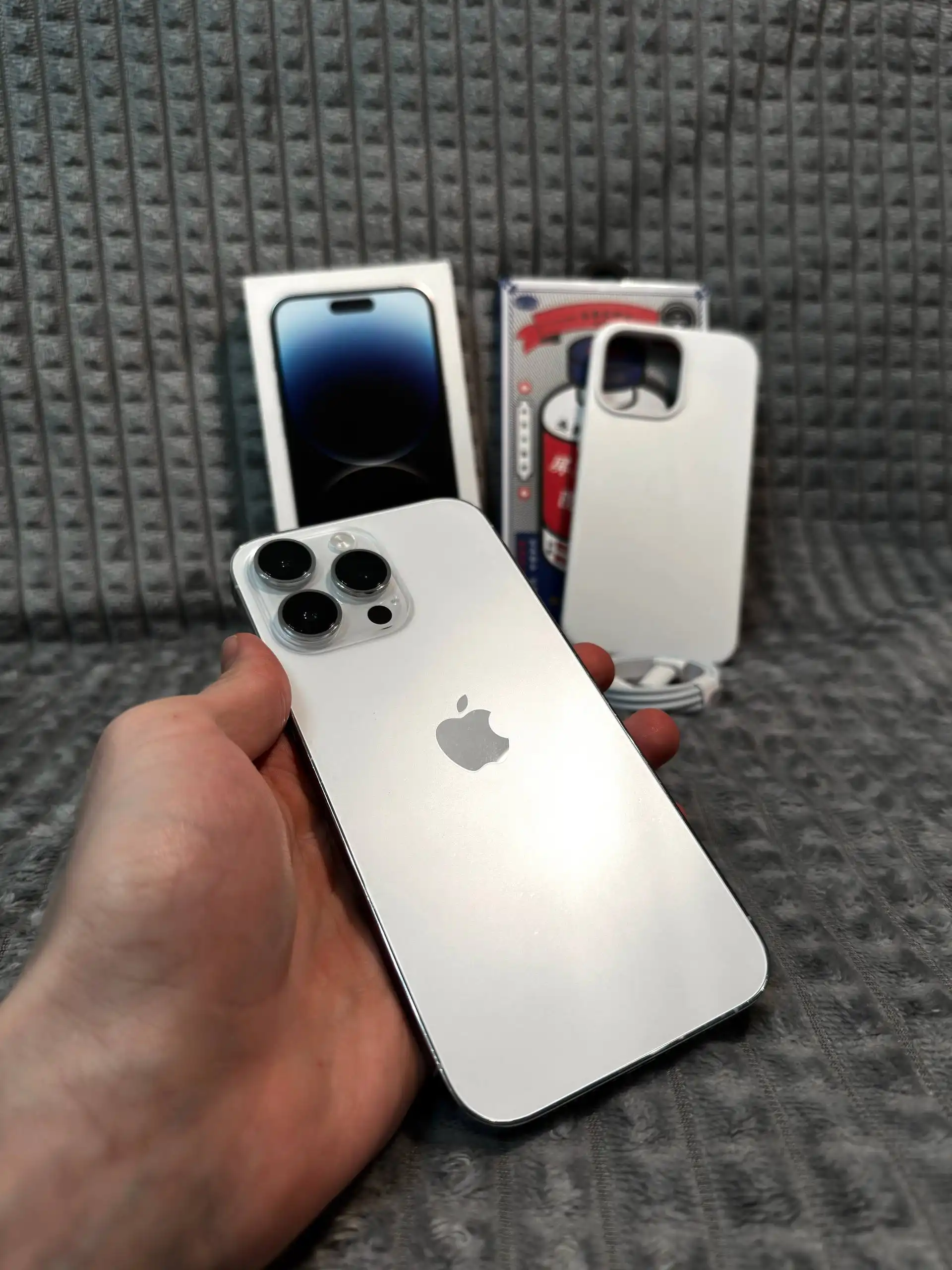 iPhone 14 Pro Max 128 ГБ в хорошем состоянии с аксессуарами - Смартфоны (Электроника) в Самарская область