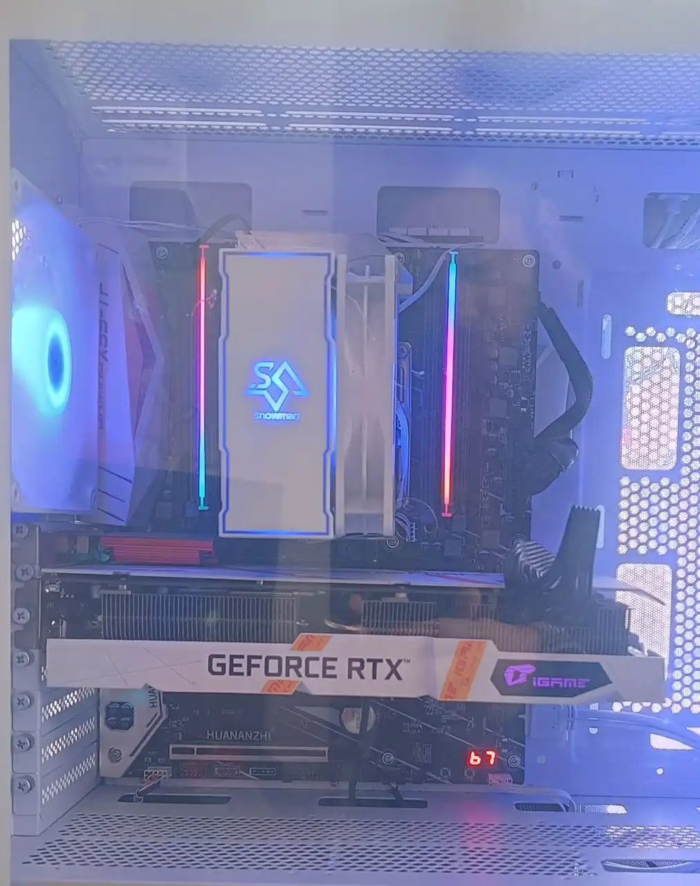 Комплект игрового компьютера с материнской платой Huananzhi X99-TF - Компьютеры и комплектующие (Электроника) в Неизвестно