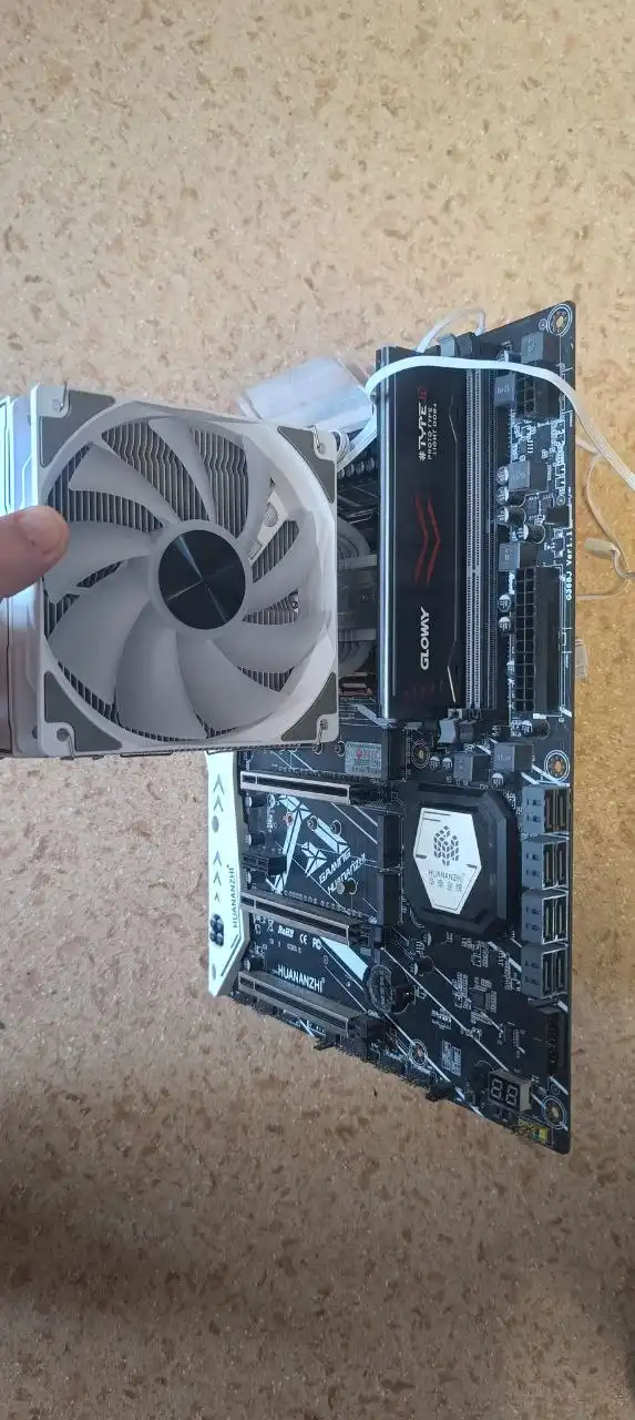 Комплект игрового компьютера с материнской платой Huananzhi X99-TF - Компьютеры и комплектующие (Электроника) в Неизвестно