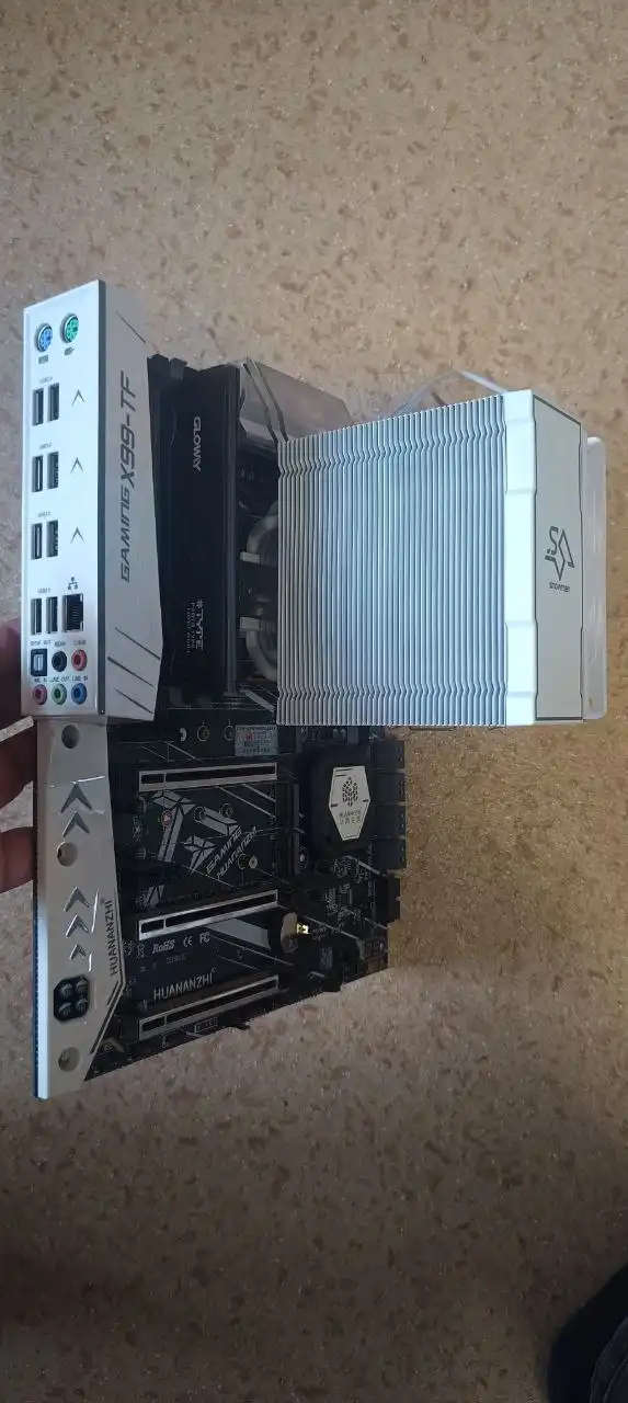 Комплект игрового компьютера с материнской платой Huananzhi X99-TF - Компьютеры и комплектующие (Электроника) в Неизвестно