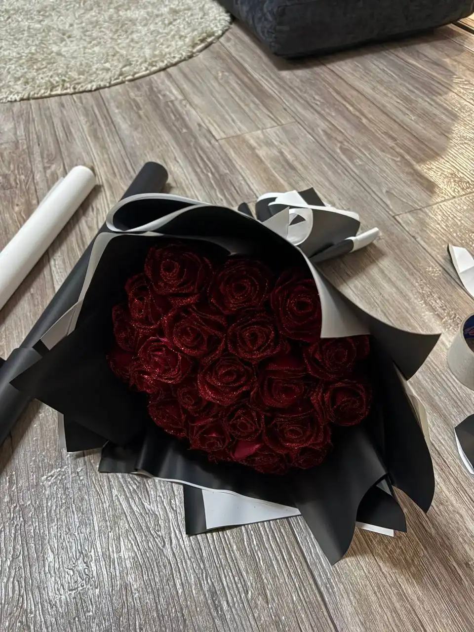 Букет из атласной ленты на заказ - Рукоделие (Услуги) в Самарская область