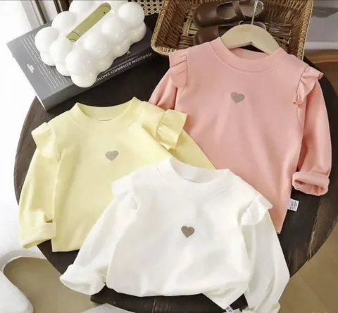 Толстовки с длинными рукавами для девочек с сердечком - частное объявление в Уфа