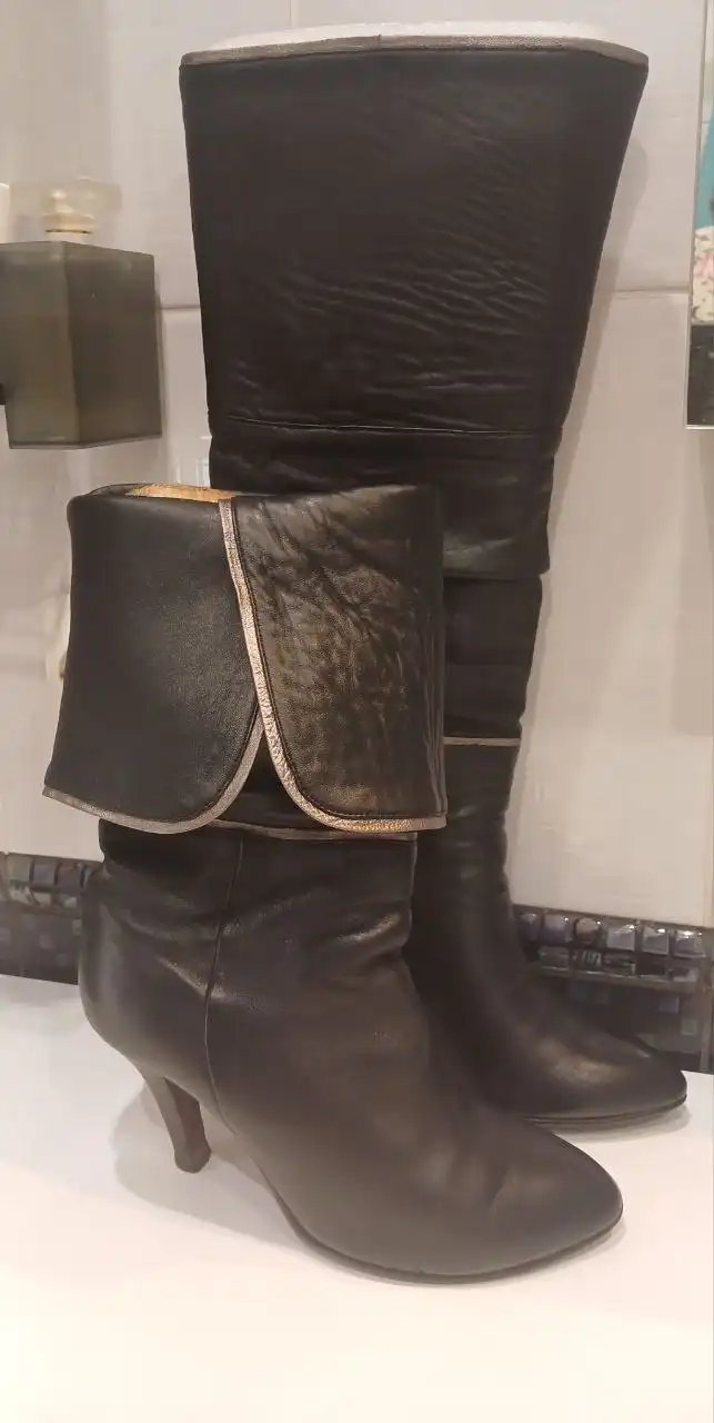 Сапоги из натуральной итальянской кожи