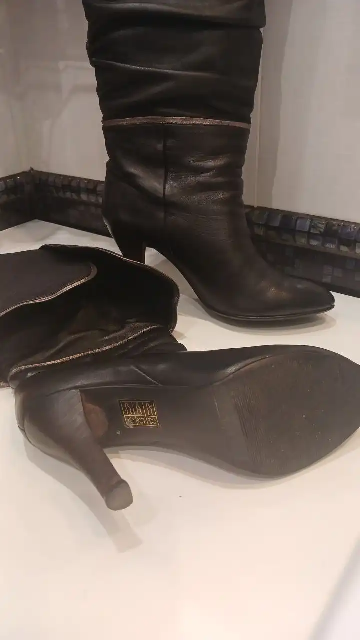 Сапоги из натуральной итальянской кожи