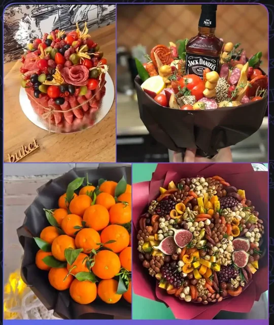 Букет из сухофруктов и мандарин - Разное в Уфа