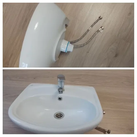 Раковина б/у со смесителем и шлангами - Растения в Уфа