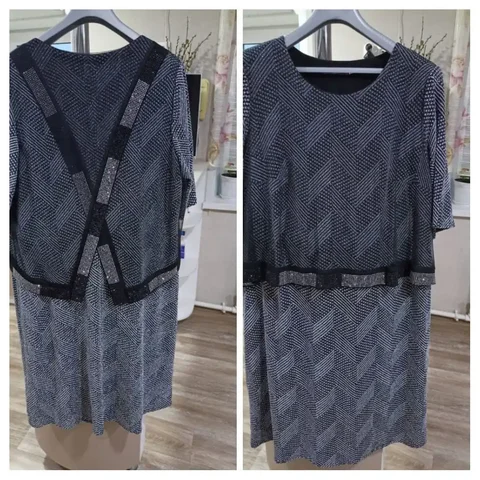 Вечернее платье женское серое размер 60 - Швейное оборудование в Уфа