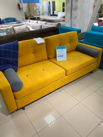 Диван с пуфом и подушками - Кухонная мебель в Уфа