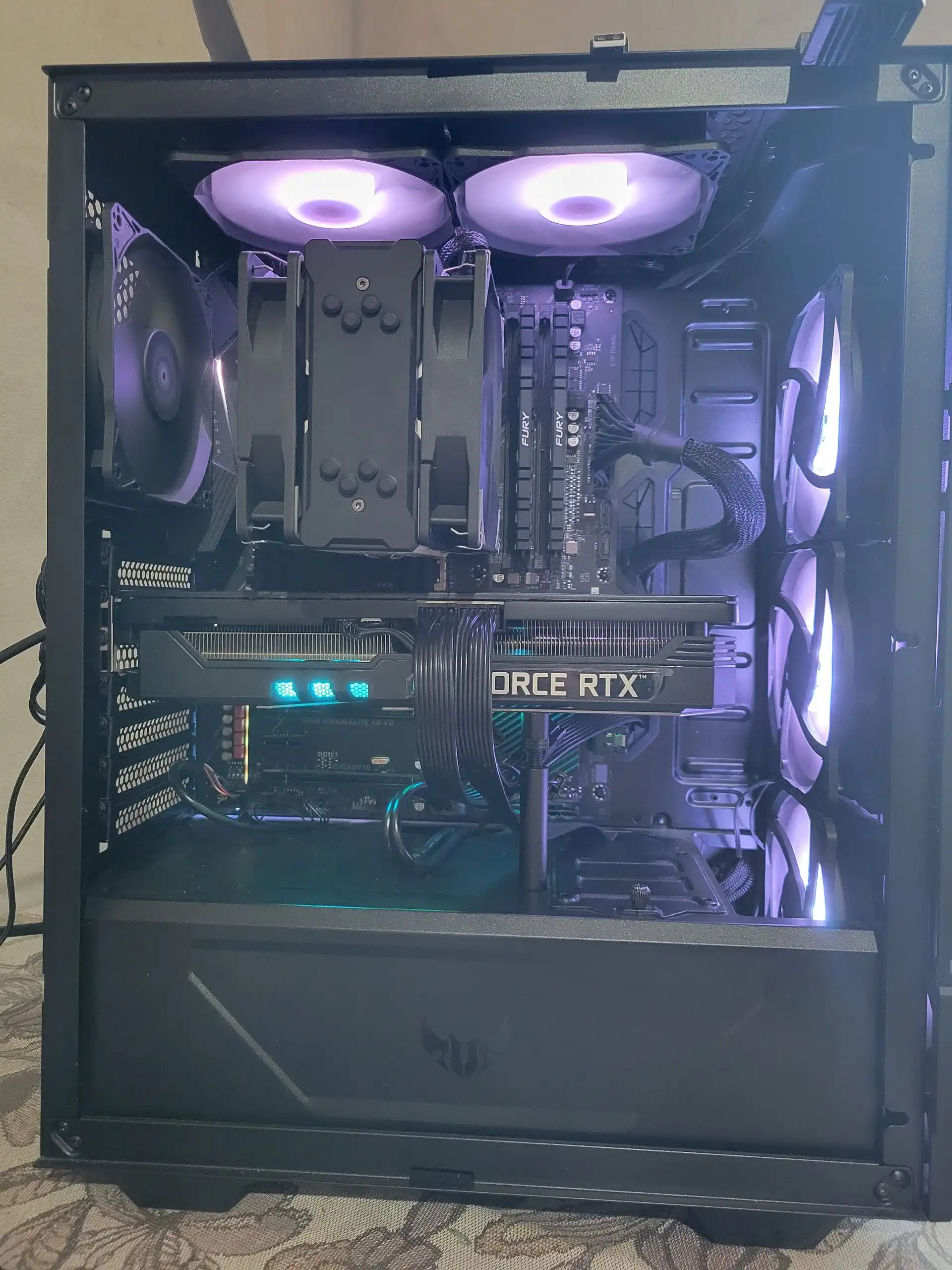 Игровой ПК с RTX 3070TI и Ryzen 7 5700X - Компьютеры и комплектующие (Электроника) в Уфа