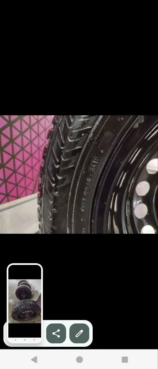 Комплект Nokian Hakapelitta 8 205/65 R16 с дисками в отличном состоянии - Шины и диски (Запчасти) в Уфа