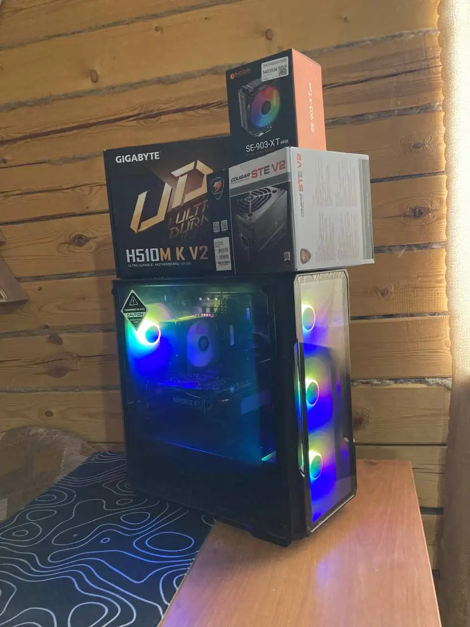 Игровой ПК с процессором Intel Core i3-10105F и видеокартой GTX 1660 - Компьютеры и комплектующие (Электроника) в Уфа