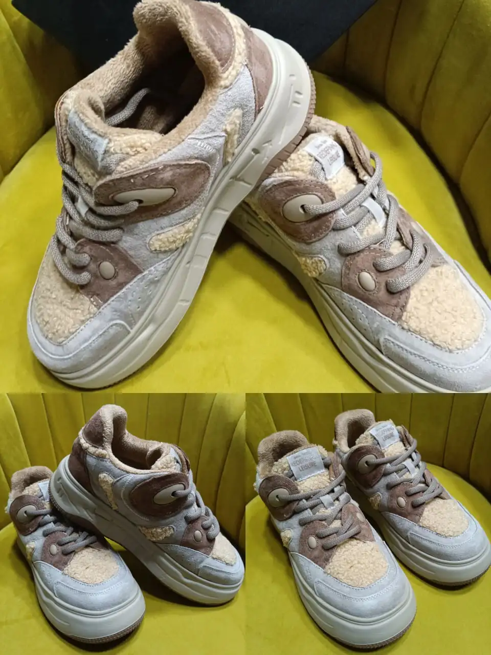 Зимние кроссовки Beau Today из натуральной замши - Обувь (Одежда) в Уфа
