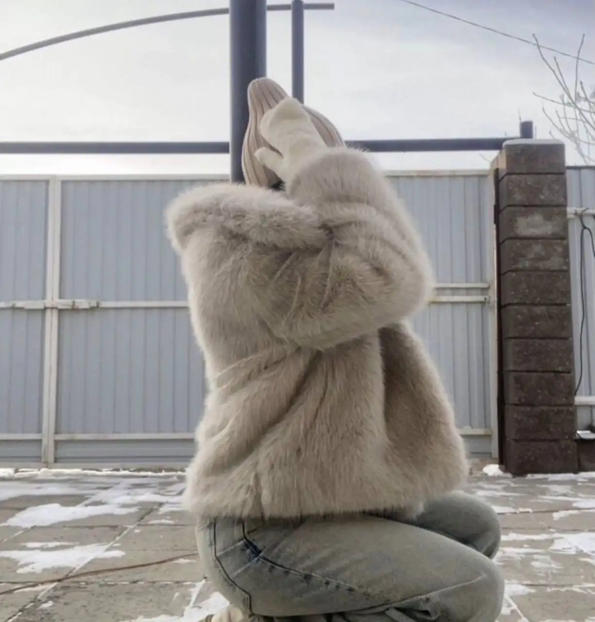 Шуба трендовая с этикеткой - Верхняя одежда (Одежда) в Уфа