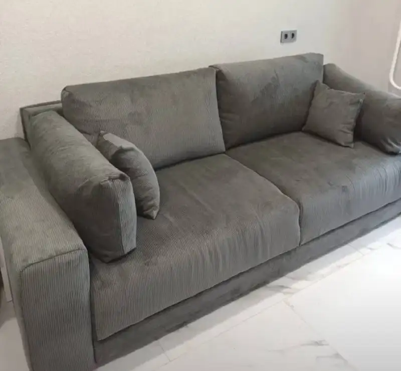 Диван-кровать серый с ящиками для хранения - Мебель (Барахолка) в Уфа