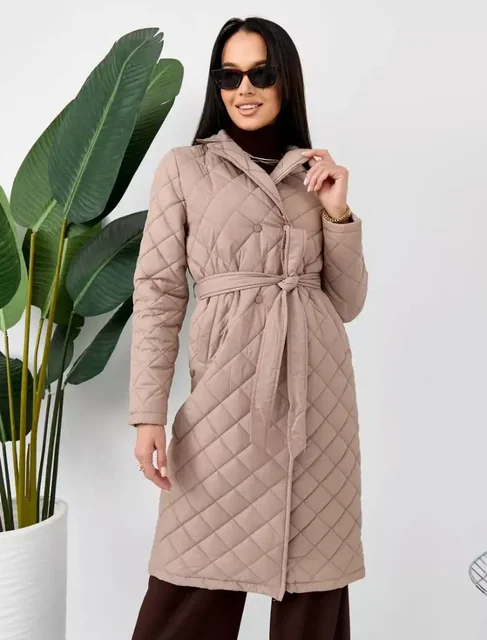 Демисезонное стеганое пальто 44-46 размер - частное объявление в Уфа