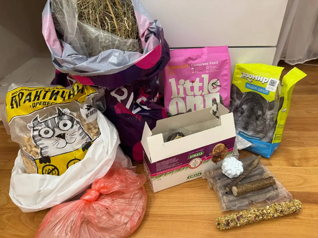 Продам остаток корма, сена, наполнителя для шиншилл - Животные (Барахолка) в Уфа