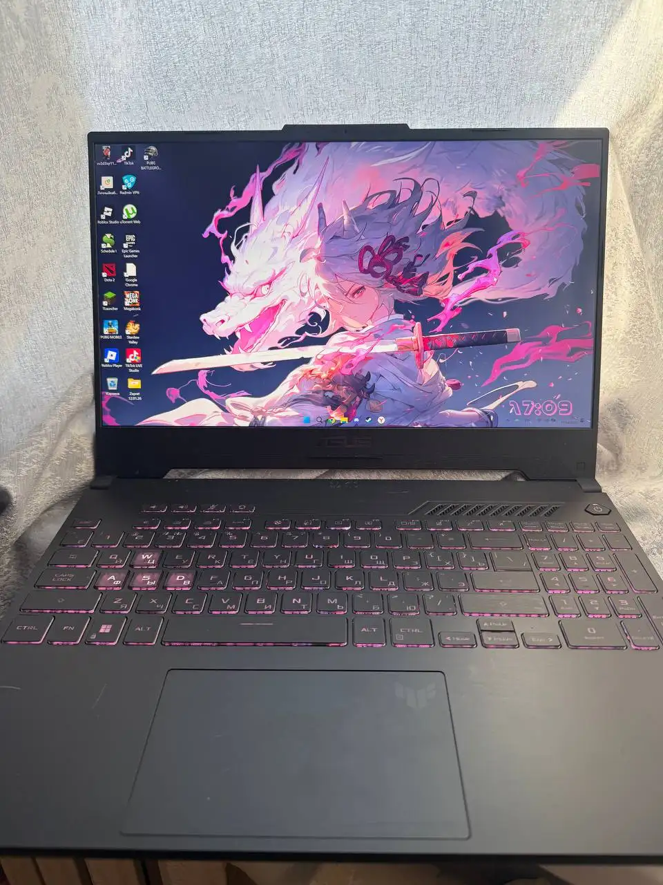 Ноутбук ASUS TUF Gaming A15 с Ryzen 9 и RTX 4070 - Ноутбуки (Электроника) в Уфа