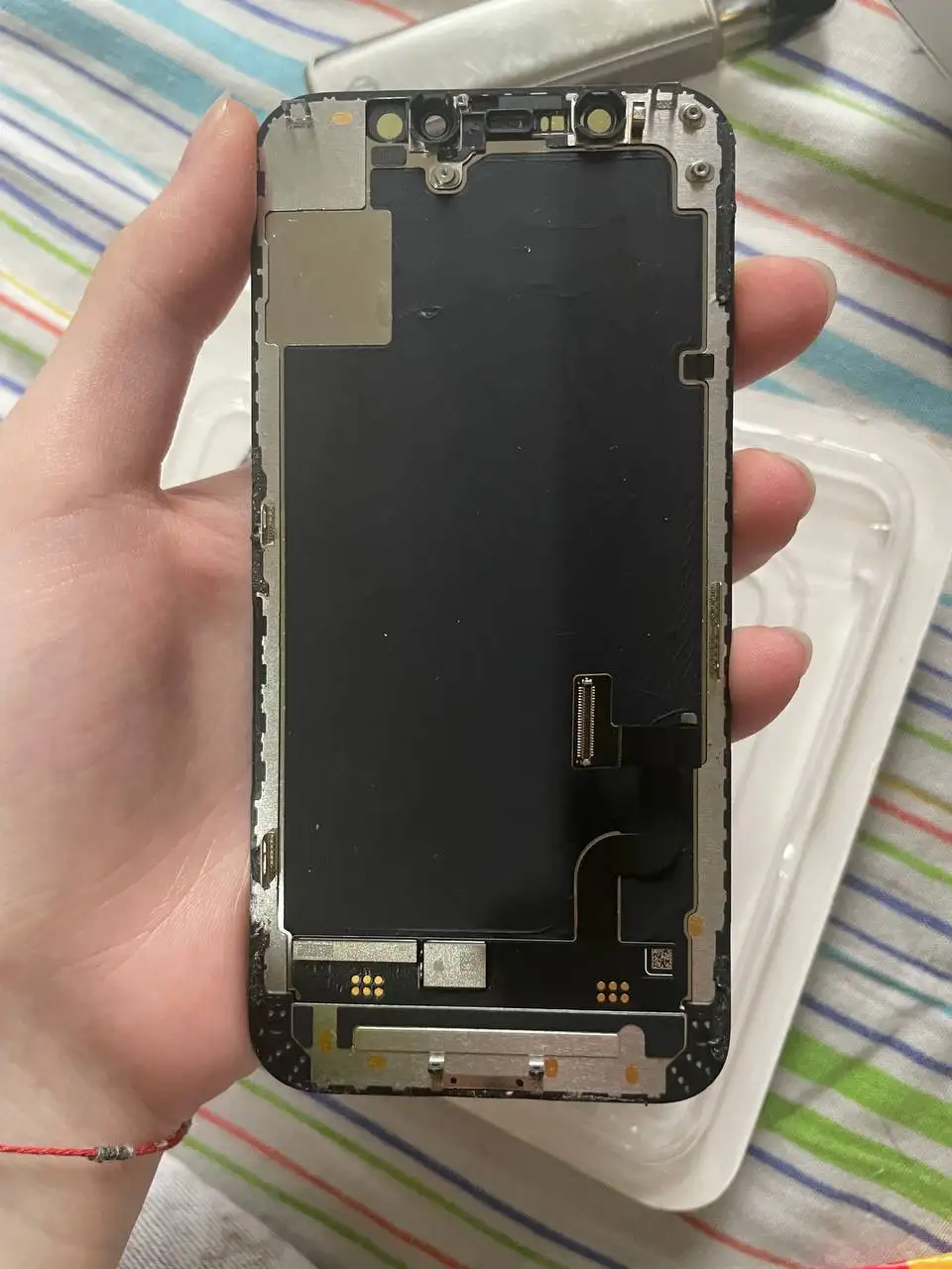 АКБ и дисплей на iPhone 12 Mini - Запчасти для телефонов (Электроника) в Уфа