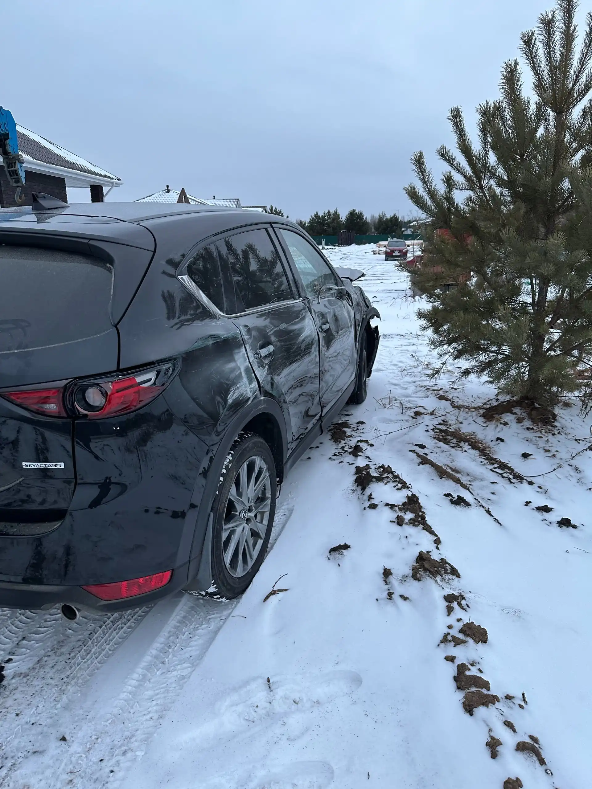 Mazda CX-5 2020 года после ДТП