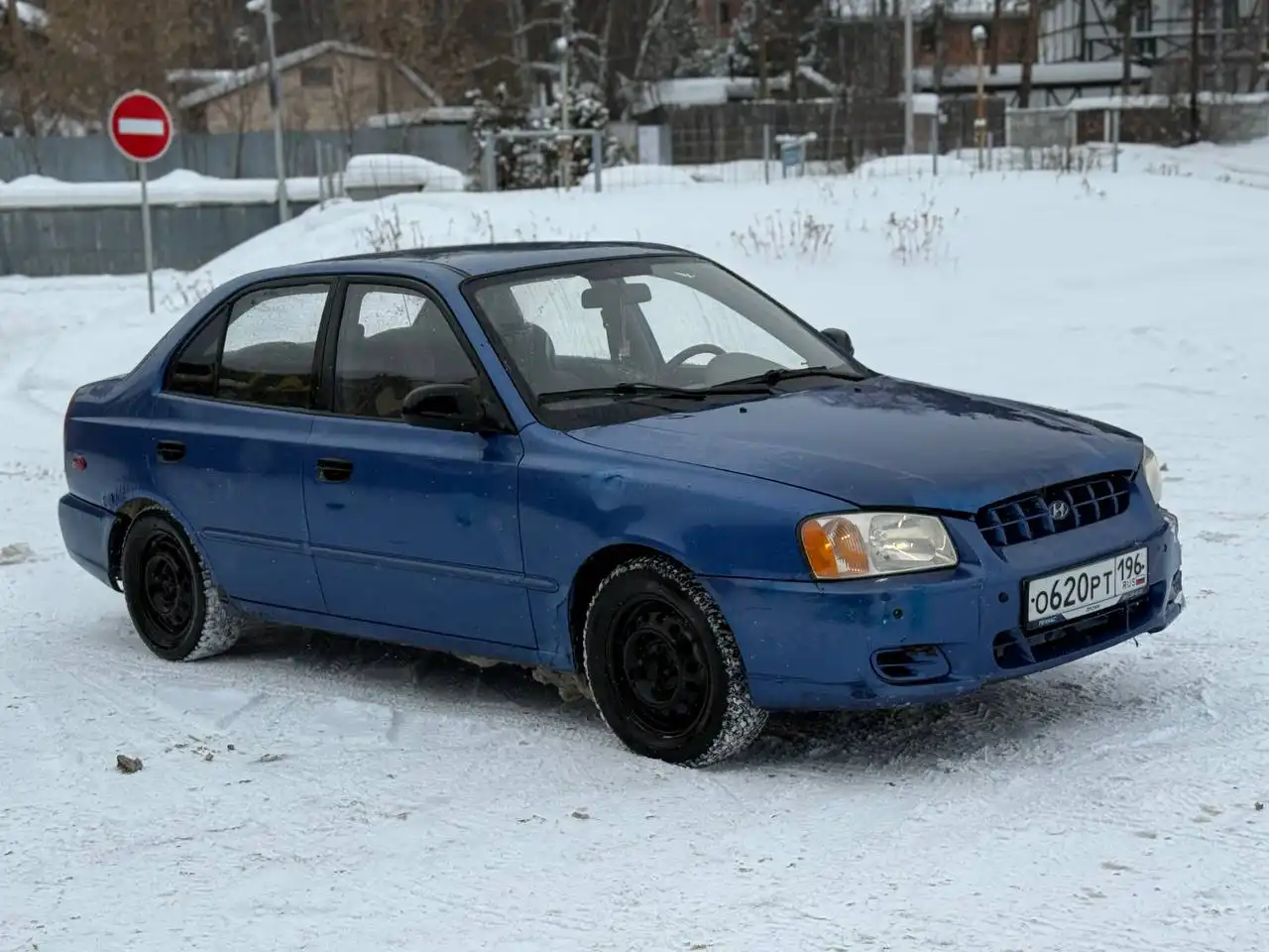 Hyundai Accent GL 2000 года, синий цвет - Легковые автомобили (Авто) в Екатеринбург