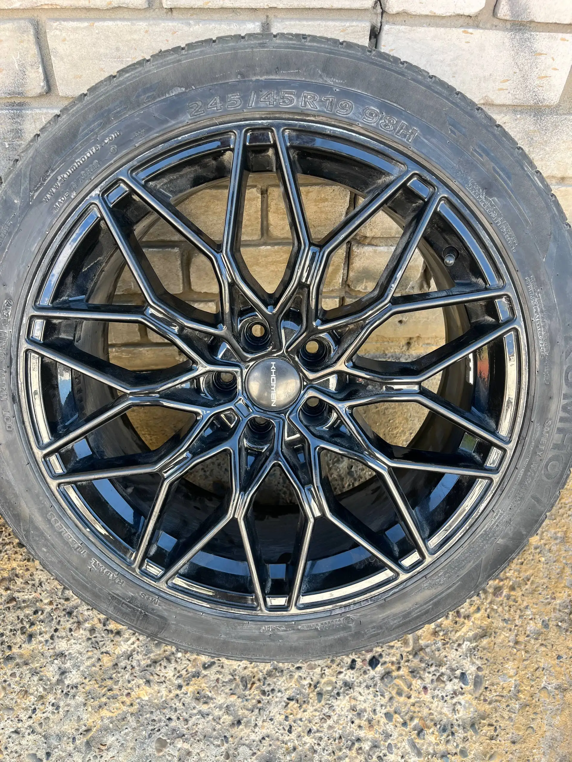 Диски R19 5x112 с резиной Kumho - Шины и диски (Авто) в Казань