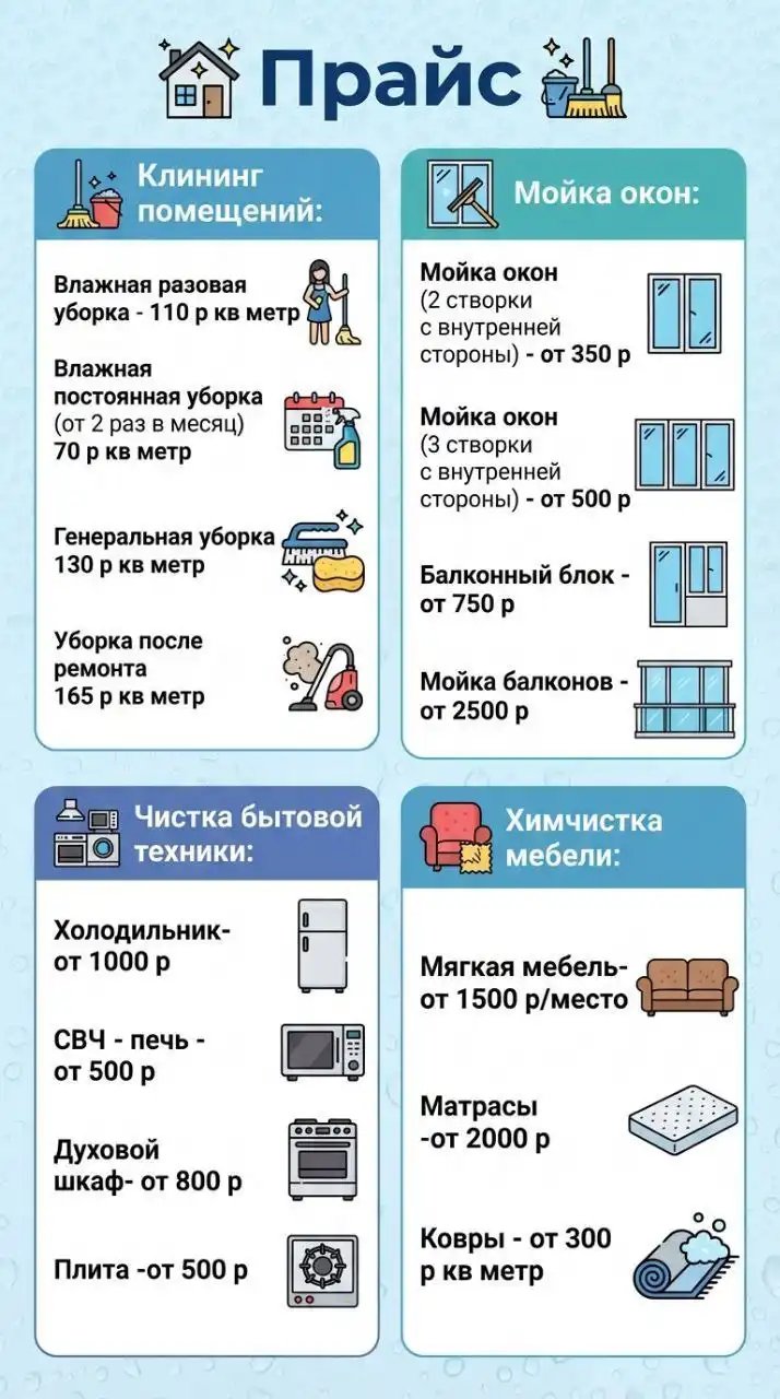 Десант Чистоты - Уборка любых помещений в Красноярске