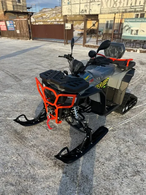 Квадроцикл Tezza Storm 2-в-1 200cc с гусеницами и колесами - частное объявление в Емельяново