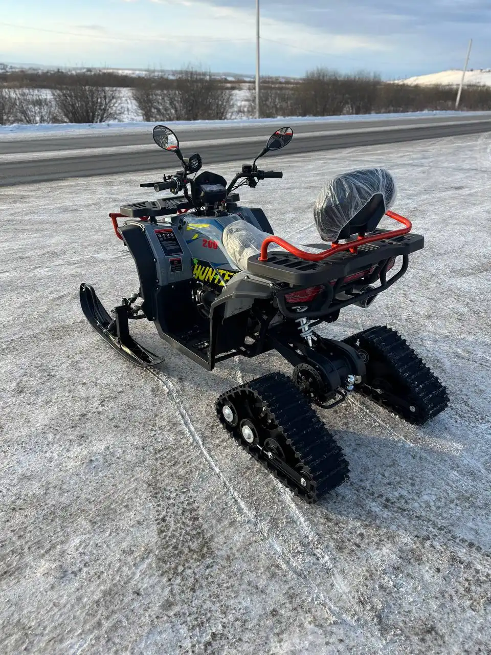 Квадроцикл Tezza Storm 2-в-1 200cc с гусеницами и колесами