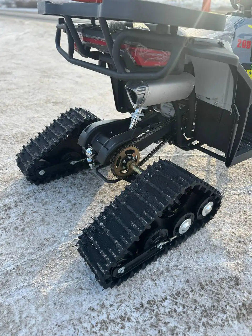 Квадроцикл Tezza Storm 2-в-1 200cc с гусеницами и колесами - Квадроциклы (Хобби и отдых) в Емельяново