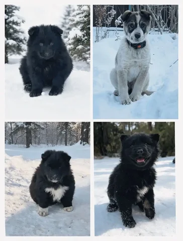 Беспородные щенки для охраны - Животные в Красноярск