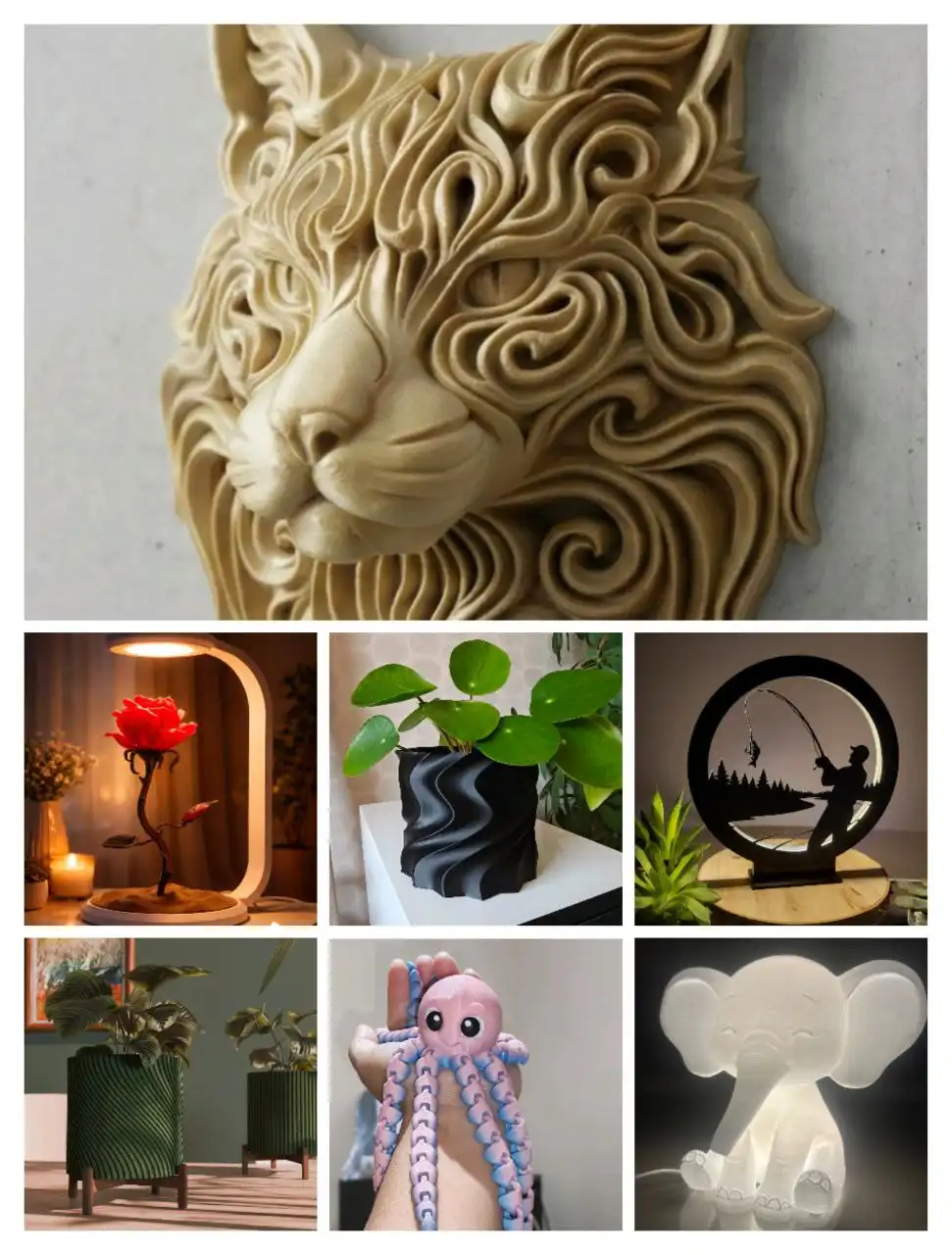 Авторские 3D принты для дома - 3D-печать/Изделия (Для дома и дачи) в Красноярск