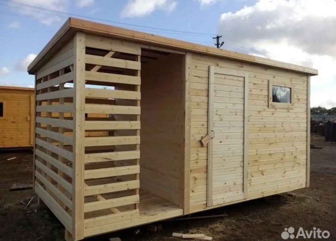 Хозблоки и хозблоки с дровяником из сухого пиломатериала - Хозблоки (Для дома и дачи) в Красноярск
