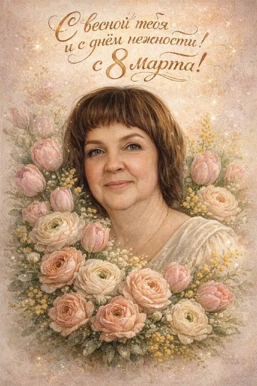 Открытки к 8 Марта - Дизайн (Услуги) в Красноярск