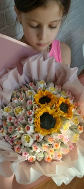 Зефирные букеты ручной работы с доставкой - Аниматор в Красноярск