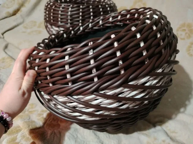Кашпо из искусственного ротанга ручной работы - Бытовая техника в Красноярск